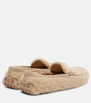 Gommino suede-trimmed driving shoes | Tod's