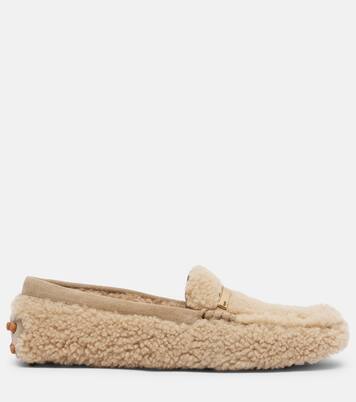 Gommino suede-trimmed driving shoes | Tod's