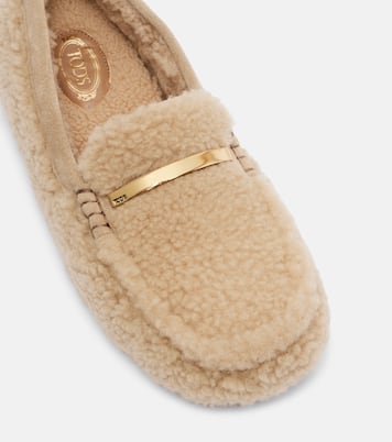Gommino suede-trimmed driving shoes | Tod's