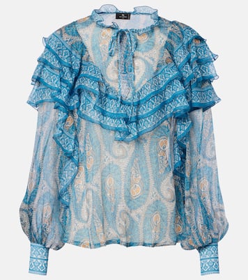 Bluse aus Seide mit Paisley-Muster | Etro