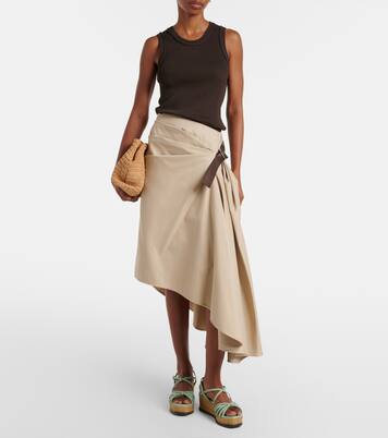 Nyra 브레이디드 레더 에스파드리유 웨지 슈즈 | Jimmy Choo