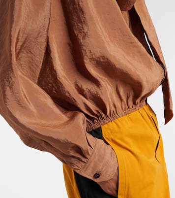 Tie-neck taffeta blouse | Saint Laurent