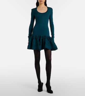 Wave 110 suede wedge mules | Alaïa