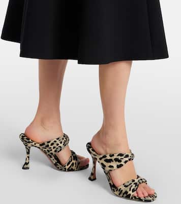 Twist 95 leopard-print sandals | Aquazzura