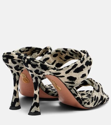 Twist 95 leopard-print sandals | Aquazzura
