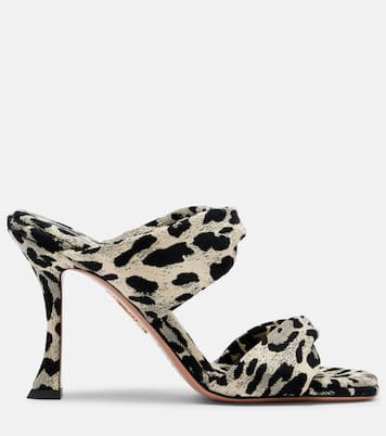 Twist 95 leopard-print sandals | Aquazzura