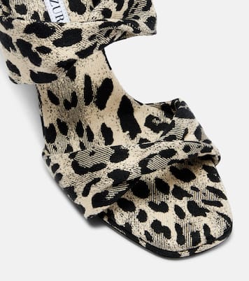 Twist 95 leopard-print sandals | Aquazzura