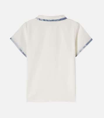 Silk-trimmed linen and cotton shirt | Pepa London