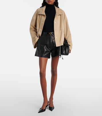 Park suede jacket | Nour Hammour