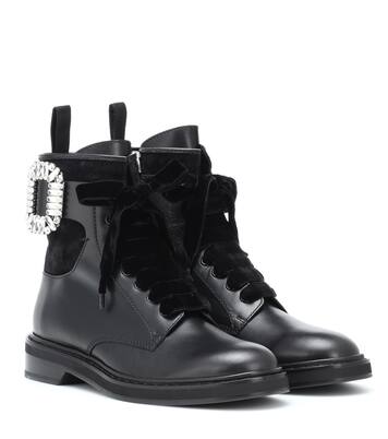 Viv' Rangers Strass leather boots | Roger Vivier