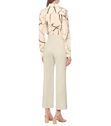 Mid-rise flared pants | Acne Studios