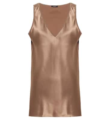 Belva silk-satin tank top | Joseph