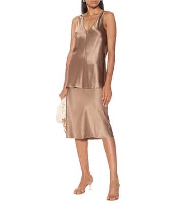 Belva silk-satin tank top | Joseph
