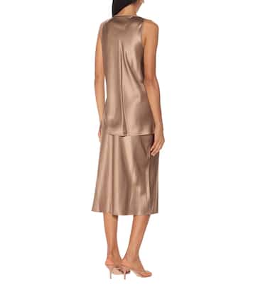 Belva silk-satin tank top | Joseph