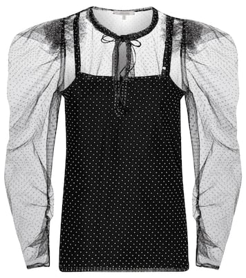 Playful Transparency polka-dot blouse | Dorothee Schumacher