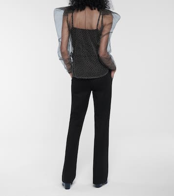 Playful Transparency polka-dot blouse | Dorothee Schumacher