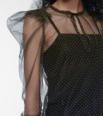 Playful Transparency polka-dot blouse | Dorothee Schumacher