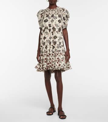 Cassian floral cotton-blend midi dress | Ulla Johnson