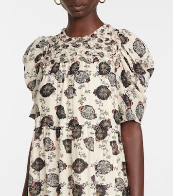 Cassian floral cotton-blend midi dress | Ulla Johnson