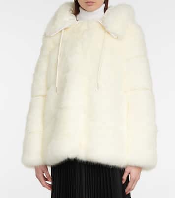 Epilobe faux fur down jacket | Moncler