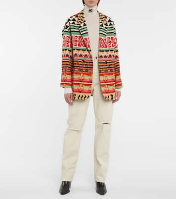 Wool-blend jacquard blazer | Etro