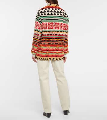 Wool-blend jacquard blazer | Etro