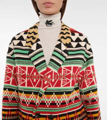 Wool-blend jacquard blazer | Etro