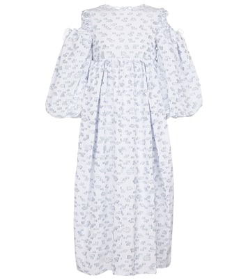 Jet cotton fil coupé midi dress | Cecilie Bahnsen