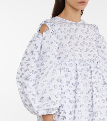 Jet cotton fil coupé midi dress | Cecilie Bahnsen