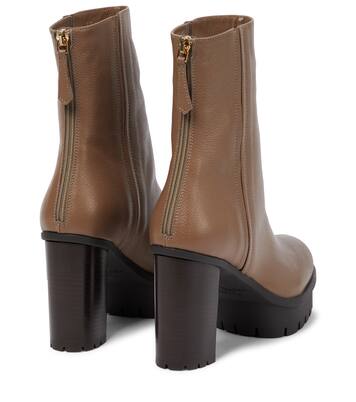 Francoise 60 leather ankle boots | Aquazzura