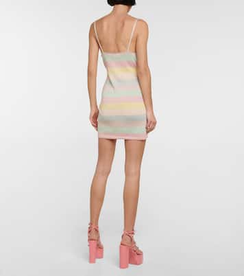 Lessie knit cotton-blend minidress | LoveShackFancy