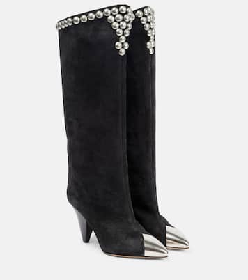 Botas altas de ante con aplicaciones | Isabel Marant