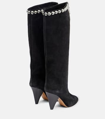 Botas altas de ante con aplicaciones | Isabel Marant