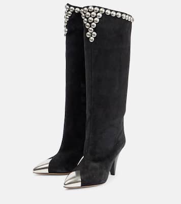 Botas altas de ante con aplicaciones | Isabel Marant
