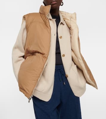 Veste doudoune sans manches matelassée | Loro Piana