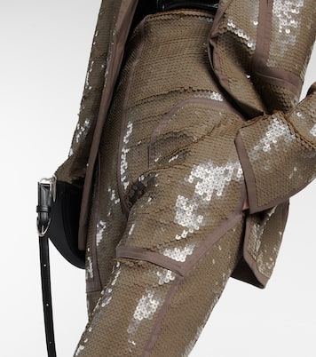 Leggings Dirt Waist mit Pailletten | Rick Owens