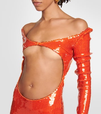 Robe longue à sequins | LaQuan Smith