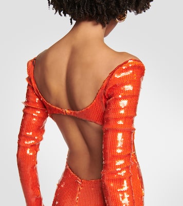 Robe longue à sequins | LaQuan Smith