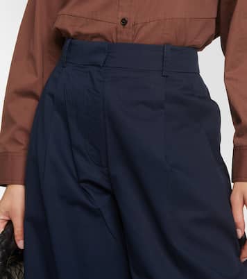 Pantalon ample en coton et soie | CO