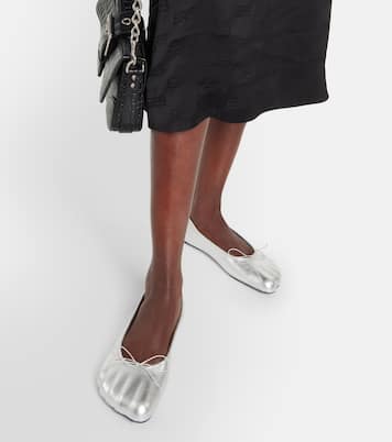 Ballerines Fetish en cuir | Balenciaga