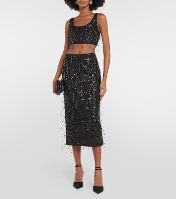 Gisele sequined midi skirt | Simkhai