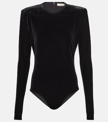 Velvet bodysuit | Alexandre Vauthier