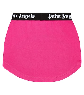 Jupe en coton à logo | Palm Angels Kids