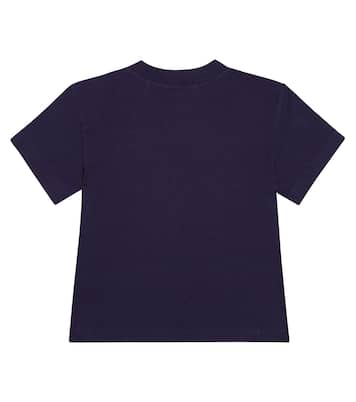 Camiseta de algodón con logo estampado | Palm Angels Kids