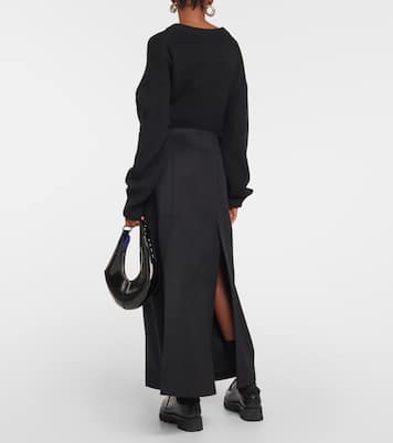 Jupe longue en laine mélangée | Proenza Schouler