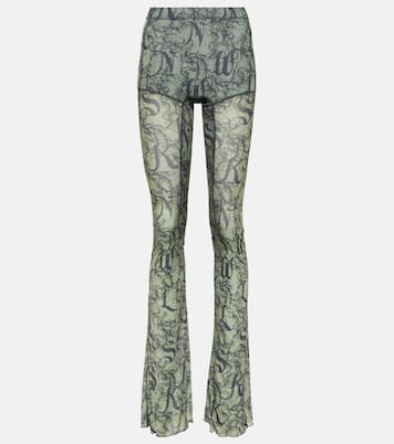 Halcyon printed flared pants | KNWLS