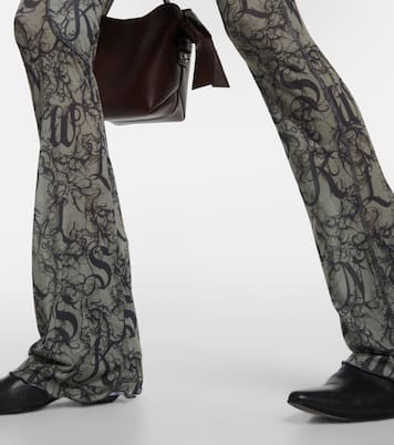 Halcyon printed flared pants | KNWLS