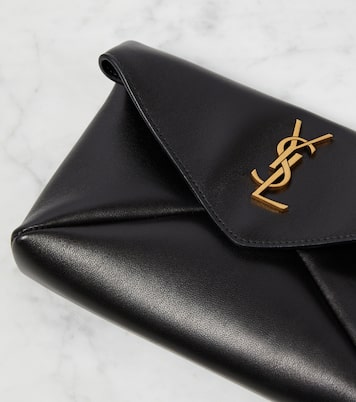 Clutch Cassandre Small aus Leder | Saint Laurent