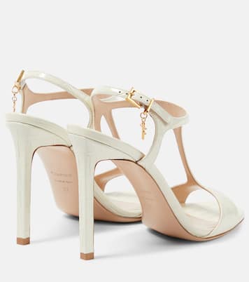 Angelina croc-effect leather sandals | Tom Ford