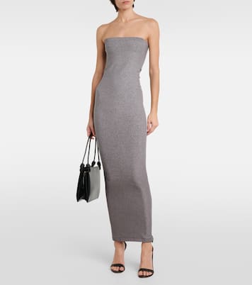 Vestido midi Fading Shine sin tirantes | Wolford
